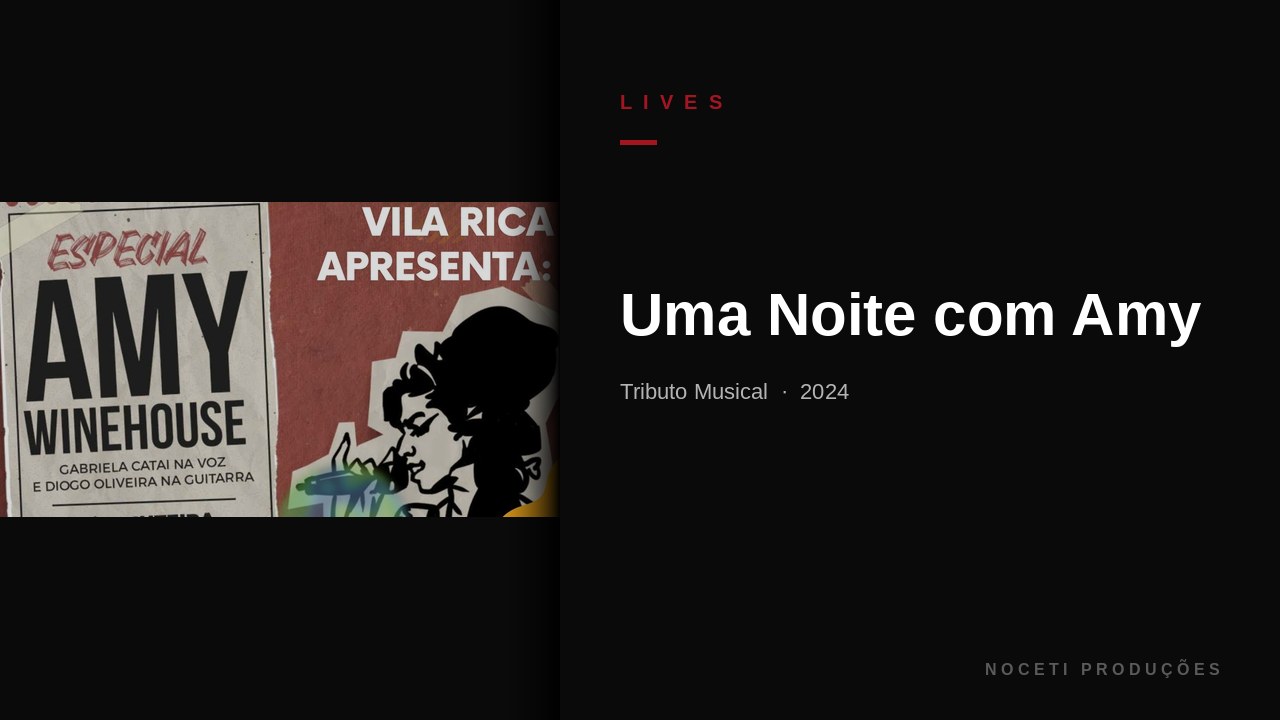 Uma Noite com Amy — Tributo Musical