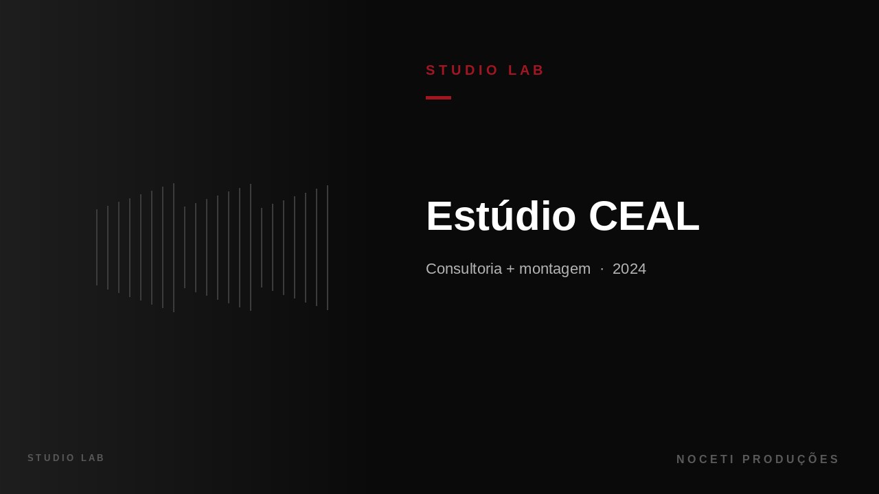 Estúdio CEAL — Studio Lab